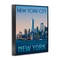 Stupell Industries New York Landmark Skyline Framed Giclee Design by Victoria Barnes